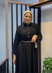 Lightweight Linen Dress – Free Size with Optional Belt
