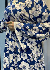 Breezy Floral Cotton Dress – Summer-Ready with optional belt | Free Size