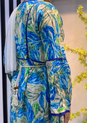 Island Mood Cotton Dress – Free Size with Optional Belt
