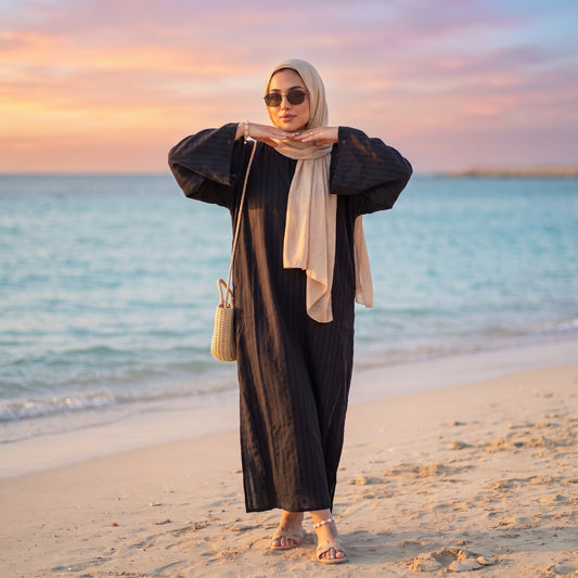 Linen Lace Dress