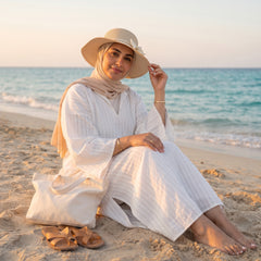 Linen Lace Dress