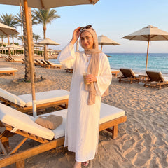 Linen Lace Dress