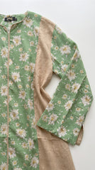 Floral Linen Charming Abaya