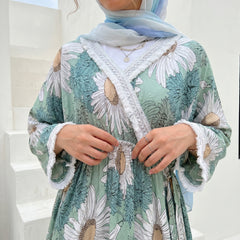 Floral Cotton Vibran Dress