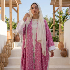 Embroidered Linen Cardigan – One Size