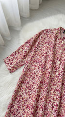 Cotton-Linen Buttoned Abaya | Open or Closed Style | Fits 60kg–120kg