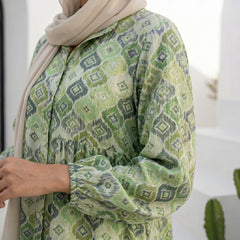 Printed Linen Dress