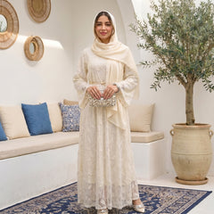 Lace Dress with Satin Lining