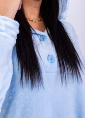 Cozy Bubble Velvet Home Dress – Soft Winter Comfort | Fulana Homewear