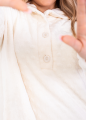 Cozy Bubble Velvet Home Dress – Soft Winter Comfort | Fulana Homewear