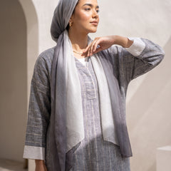 Stripe Linen Tuni-suit Set - Elegant 2-Piece