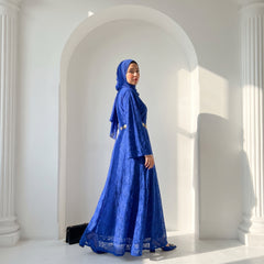 Lace Maxi Dress with Satin Lining