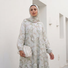 Crinkle Linen Maxi Dress