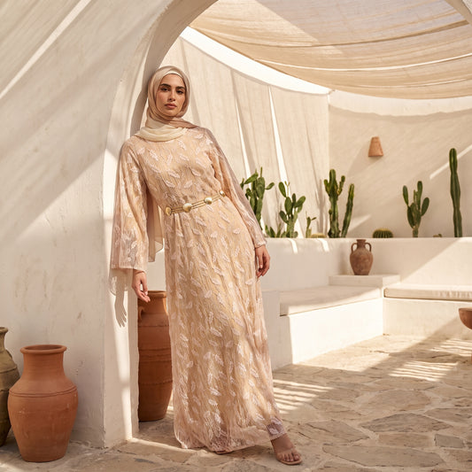 Lace Maxi Dress with Satin Lining
