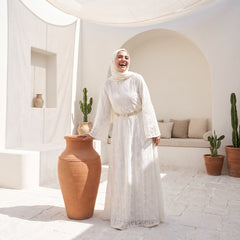 Lace Maxi Dress with Satin Lining