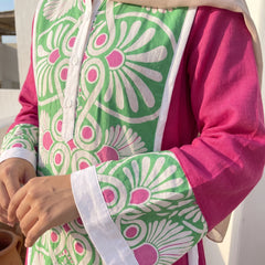 Royal X Linen Printed Abaya