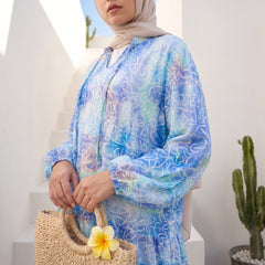 Printed Cotton Vibrant Dress