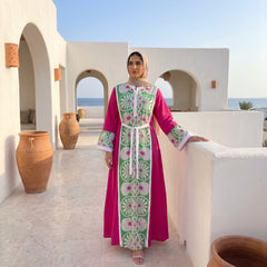 Royal X Linen Printed Abaya