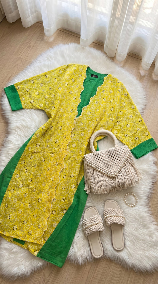 Embroidered Linen Cardigan – One Size