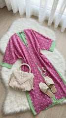 Embroidered Linen Cardigan – One Size