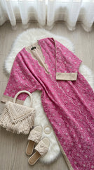 Embroidered Linen Cardigan – One Size