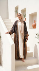 Leopard Print Linen Cardigan – Free Size