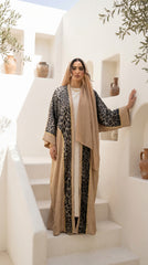 Leopard Print Linen Cardigan – Free Size