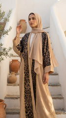 Leopard Print Linen Cardigan – Free Size