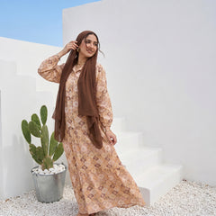 Printed Linen Dress