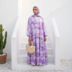 Printed Cotton Vibrant Dress