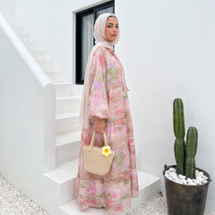 Printed Cotton Vibrant Dress