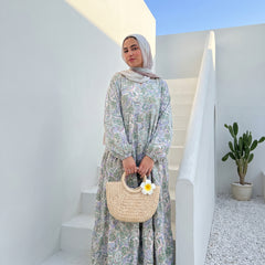 Printed Cotton Vibrant Dress
