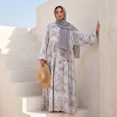 Dye Crinkle Linen Maxi Dress