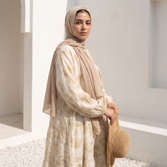 Dye Crinkle Linen Maxi Dress