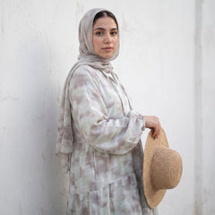 Dye Crinkle Linen Maxi Dress