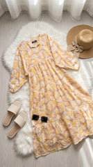 Fancy Printed Tiered Summer Dress