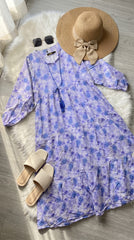 Fancy Printed Tiered Summer Dress