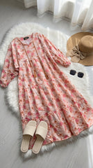 Fancy Printed Tiered Summer Dress