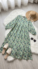Fancy Printed Tiered Summer Dress