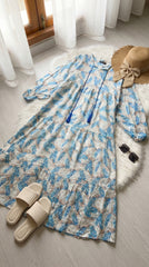 Fancy Printed Tiered Summer Dress