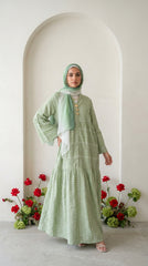 Pure Linen Embroidered Dress