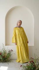 Pure Linen Embroidered Dress