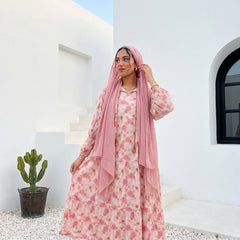 Fancy Printed Tiered Summer Dress