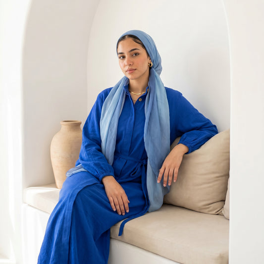 Linen Belted Dress