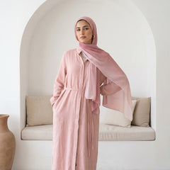 Linen Belted Dress