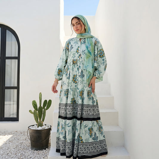 Cotton Floral Dress