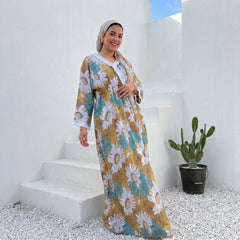 Floral Cotton Vibran Dress