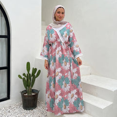 Floral Cotton Vibran Dress