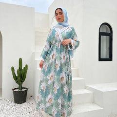 Floral Cotton Vibran Dress