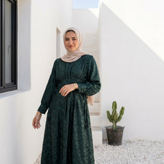 Satin Wrap Dress